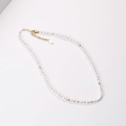 Aria Pearl Halskette | 18K vergoldet