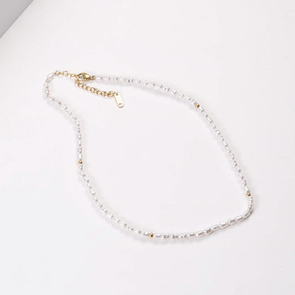 Aria Pearl Halskette | 18K vergoldet