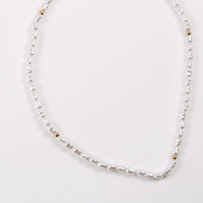 Aria Pearl Halskette | 18K vergoldet