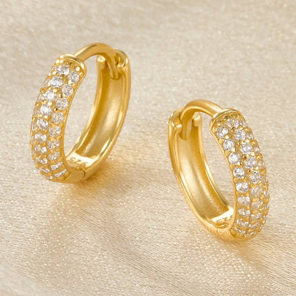 Amy Diamond Ohrringe | 18K Vergoldet