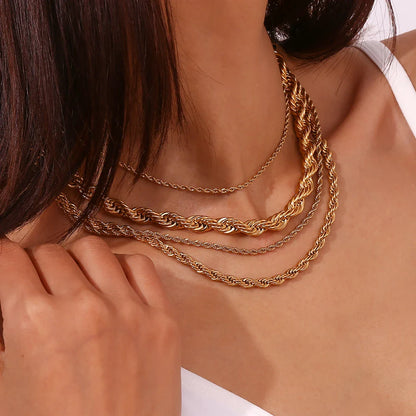 Coco Rope Halskette | 18K Vergoldet